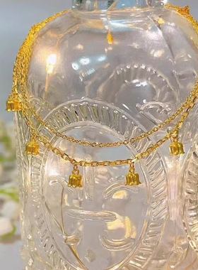 太太太灵动美貌了~上手显白自带温柔气质设计师款双层铃兰花手链