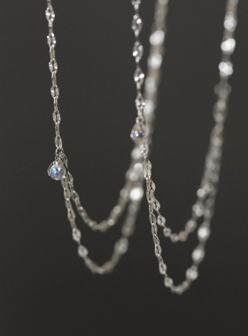 梦幻少女心泡沫项链模拟银河星光璀璨闪耀超仙搭配裙子拍照出片