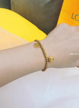 新年礼物中国风米奇米老鼠福喜字松紧弹力手串显白本命年红绳手链