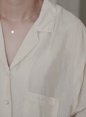 白百何同款精致复古星月金币项链