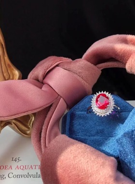 三件套红宝石耳环气质大方