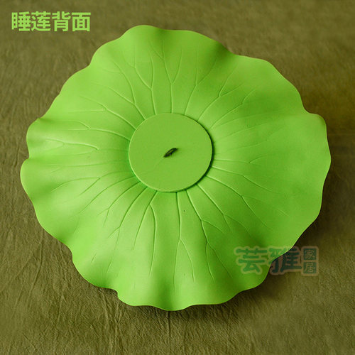 荷花仿真花荷叶水池装饰造景假花睡莲花鱼缸漂浮供佛塑料道具水中 - 图3