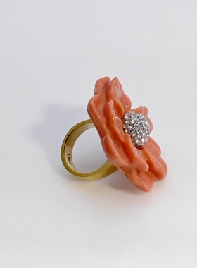 特价处理lele花朵戒指指环