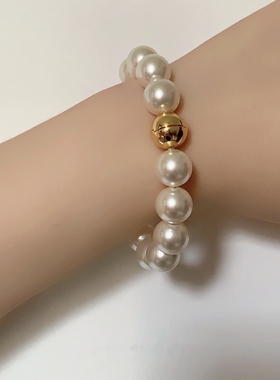 百搭法式轻奢气质珍珠项链手链