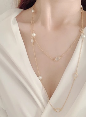 女长款项链毛衣链质感轻奢现货