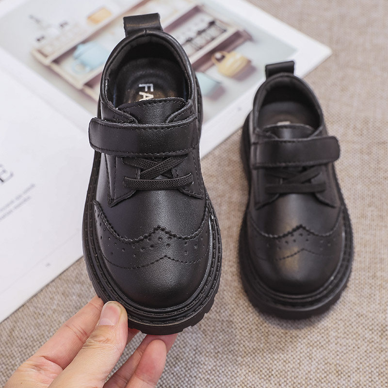 男童皮鞋黑色儿童软底春秋新款真皮男孩演出学生西装校园中大童鞋,淘宝优惠券,粉丝福利购,淘宝优惠卷