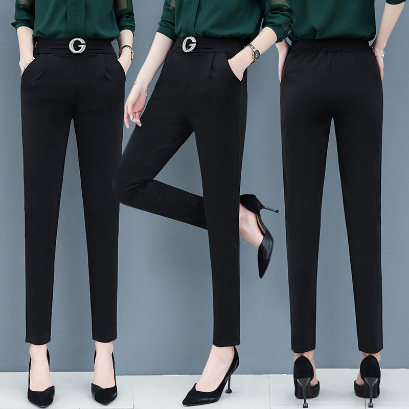 哈伦裤春秋2020新款显瘦萝卜裤子 玛依恋休闲裤