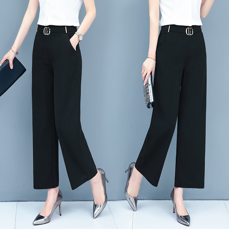 阔腿裤夏季雪纺2020新款宽松裤子 玛依恋休闲裤