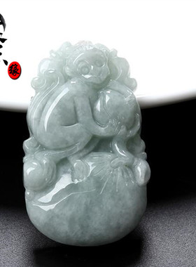 翡翠龙蛇马羊猴鸡狗玉佩吊坠包邮