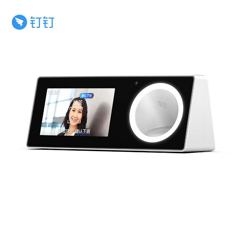 钉钉智能人脸识别无线机刷脸打卡机 钉钉考勤门禁