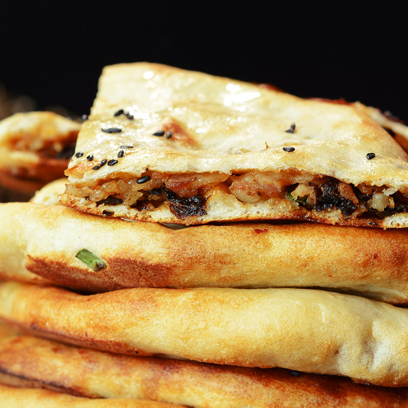 【缙云烧饼】正宗缙云特产现做梅干菜扣肉饼炭火烧饼网红零食小吃