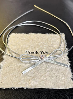 气质爱心蝴蝶结项链配饰女新款