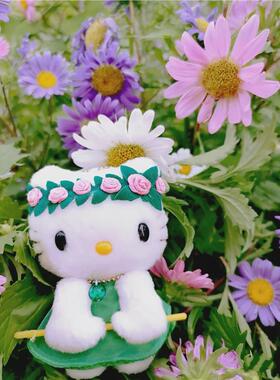日本JKCK仙女棒Kitty花仙子挂件包挂绿色花仙子kitty凯蒂猫挂件