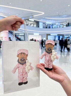 日本JKCK牛爷爷挂件包包书包挂件小玩偶挂饰可爱挂件毛绒钥匙扣