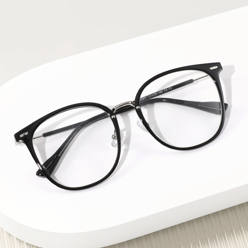 素颜女显脸小ins风韩版潮近视眼镜 若云防蓝光镜