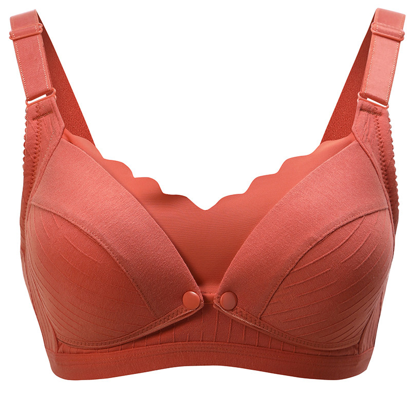 哺乳聚拢防下垂纯棉喂奶夏季文胸 爱孕琪哺乳文胸