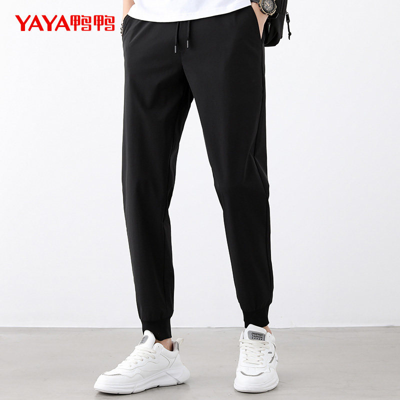 鸭鸭2022春夏新款时尚百搭潮休闲裤 鸭鸭男装休闲裤