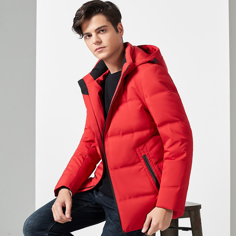 鸭鸭男士2020冬季新款可拆卸羽绒服 鸭鸭男装羽绒服