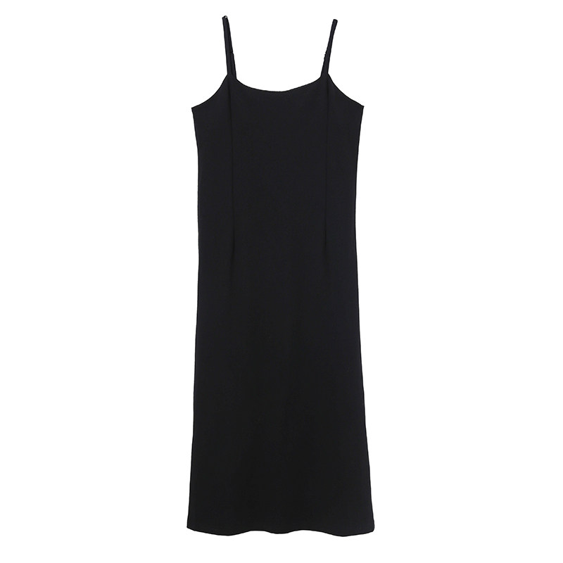 内搭小黑裙女夏气质秋装新款连衣裙 安丽儿连衣裙