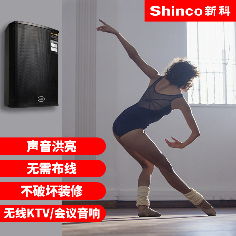 shinco /新科h7无线会议室套装音响 新科玖利度KTV/卡拉OK音箱