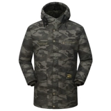 Утепленная камуфляжная куртка для работы, большой размер