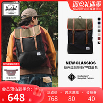 (Christmas Courtesy) Herschel Herschel New Upgrade Survey Double Shoulder Business Commuter Square Backpack