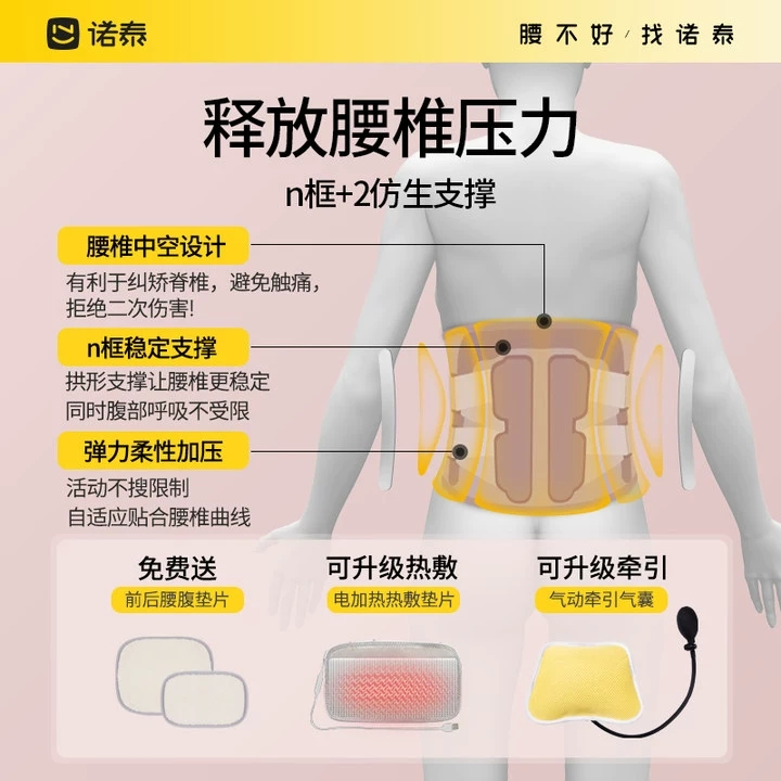诺泰护腰带腰间盘突出腰肌劳损腰椎腰痛专业医用护腰腰带女士腰托