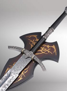 魔戒指环王剑精灵王剑全金属剑索伦戒灵王剑1:1周边COS道具未开刃