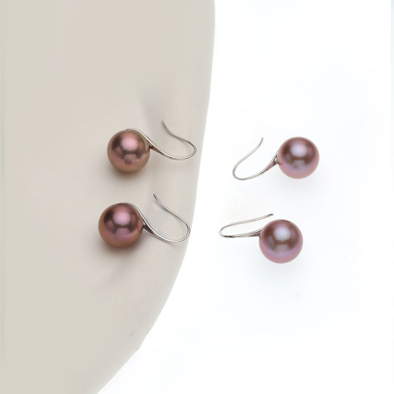 【胡可推荐】红桥珍珠 淡水爱迪生S925珍珠高跟鞋耳钉12-13mm,淘宝优惠券,粉丝福利购,淘宝优惠卷