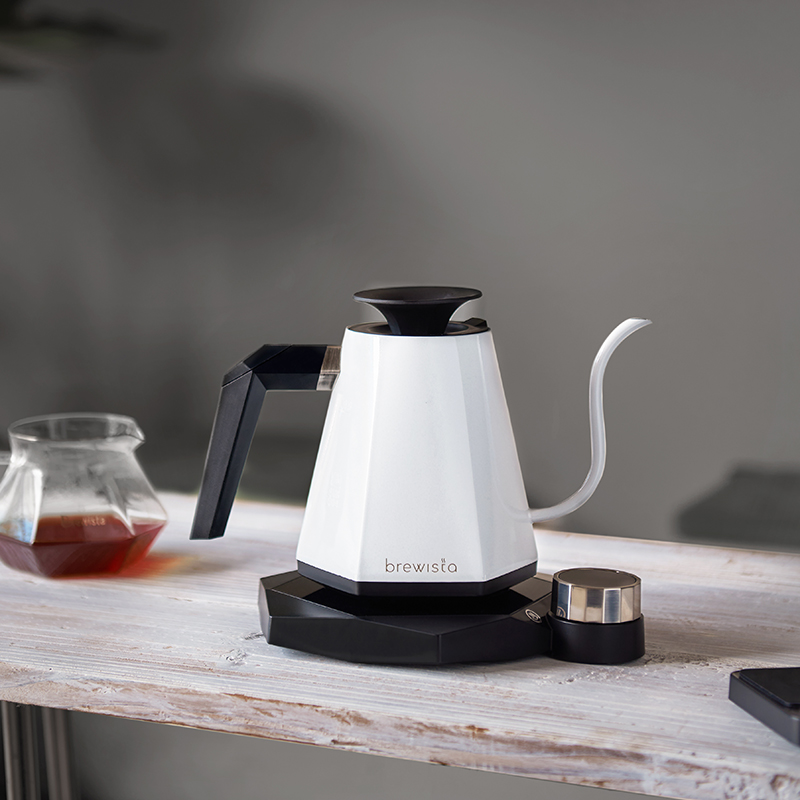 Brewista五代壶手冲壶智能温控家用快冲咖啡壶不锈钢细长嘴壶0.8L - 图3