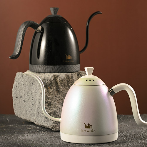 Brewista智能温控手冲咖啡壶PRO家用不锈钢保温壶泡茶壶器具0.6L - 图1