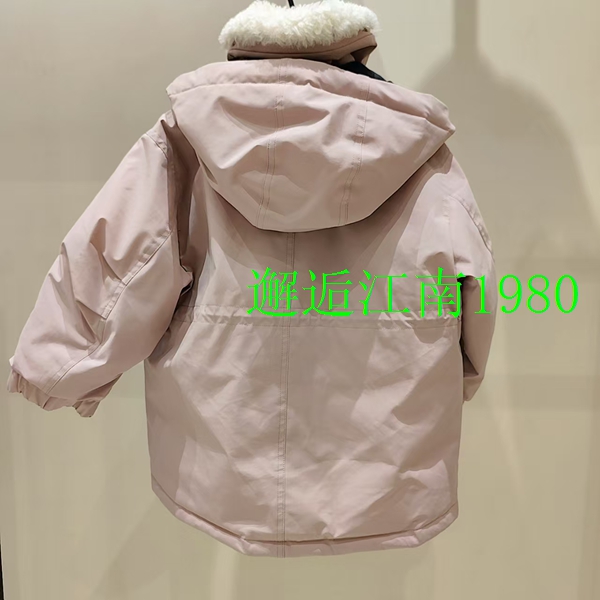 little moco专柜正品25年冬男女童中长极寒加厚羽绒服KBE4EIN003 - 图1