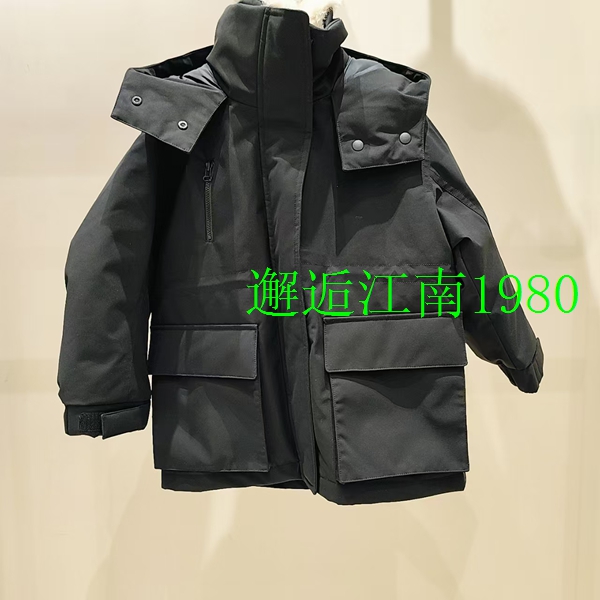 little moco专柜正品25年冬男女童中长极寒加厚羽绒服KBE4EIN003 - 图2