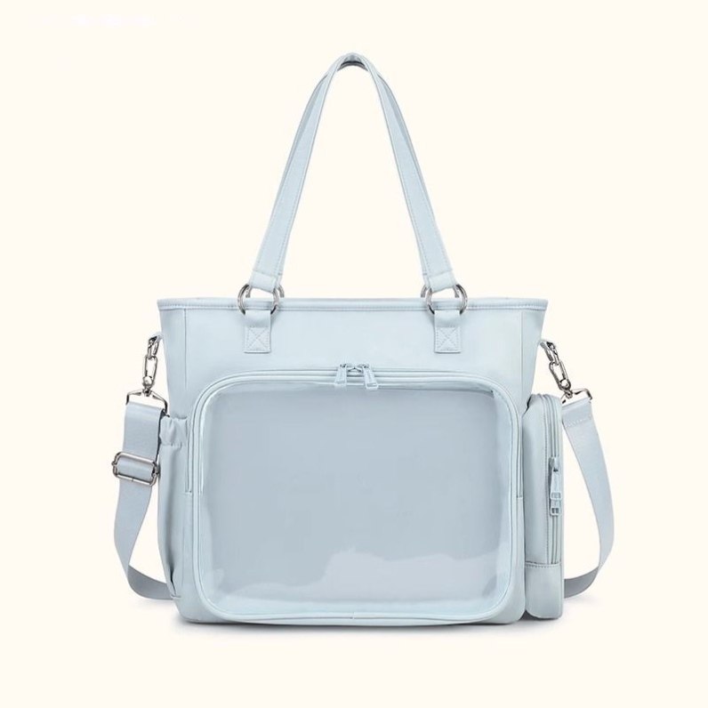 追星蓝色三用痛包单肩斜挎大容量谷子通勤双肩娃包女,淘宝优惠券,粉丝福利购,淘宝优惠卷