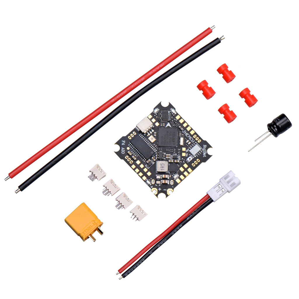 Ruibet F4AIO 12A电调FPV 1-2S AIO飞控OSD 5V BEC 适用FPV穿越机 - 图2