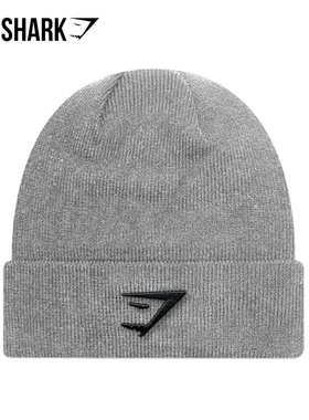 GYMSHARK BEANIE 鲨鱼美式秋冬针织冷帽男女休闲棉质加厚保暖帽子