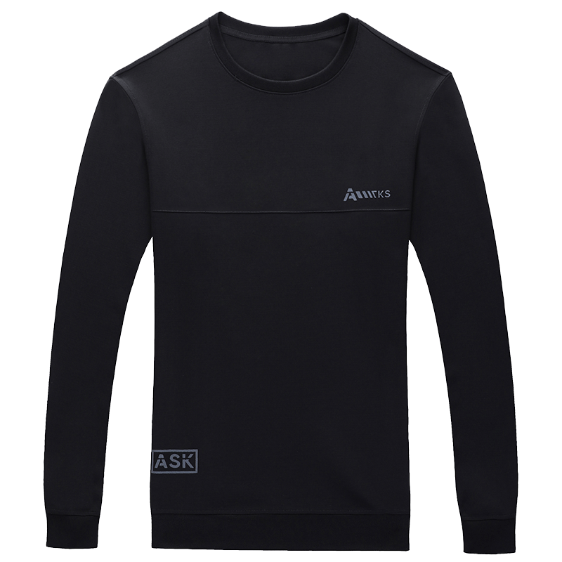 秋冬新款长袖t恤男士中青年服卫衣 天和狼T恤