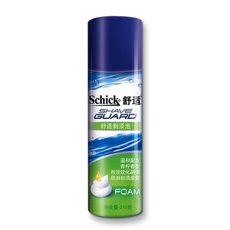 舒适剃须泡沫柠檬香型吉利剃须膏 Schick舒适品牌企业店剃须啫喱/剃须膏/剃须泡