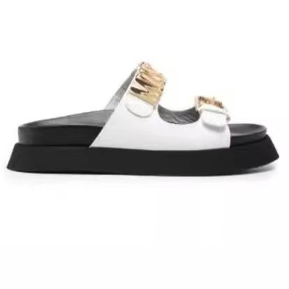 搭扣凉鞋女夏外穿2023年新款ins潮配裙子厚底仙女风罗马沙滩拖鞋,淘宝优惠券,粉丝福利购,淘宝优惠卷