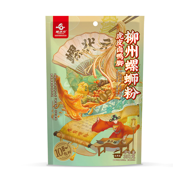 螺状元广西特产柳州正宗鸭脚螺蛳粉方便面酸辣速食螺蛳粉350g*3袋