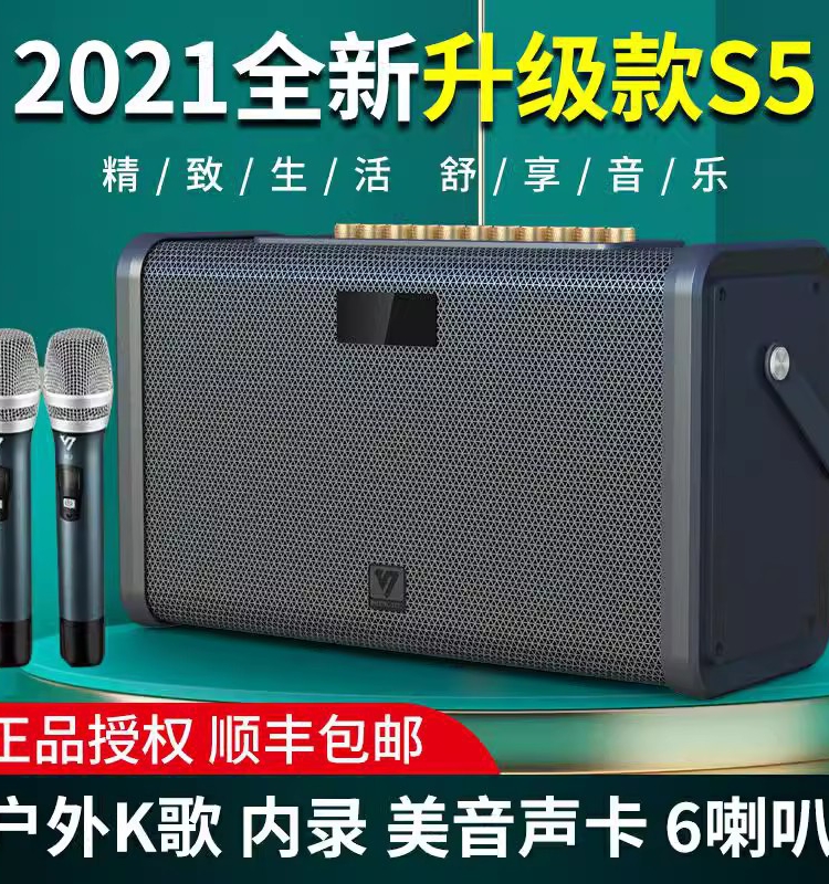 声优S2S3S5声卡直播乐器音响唱歌广场蓝牙二胡葫芦丝笛箫乐器音箱 - 图0