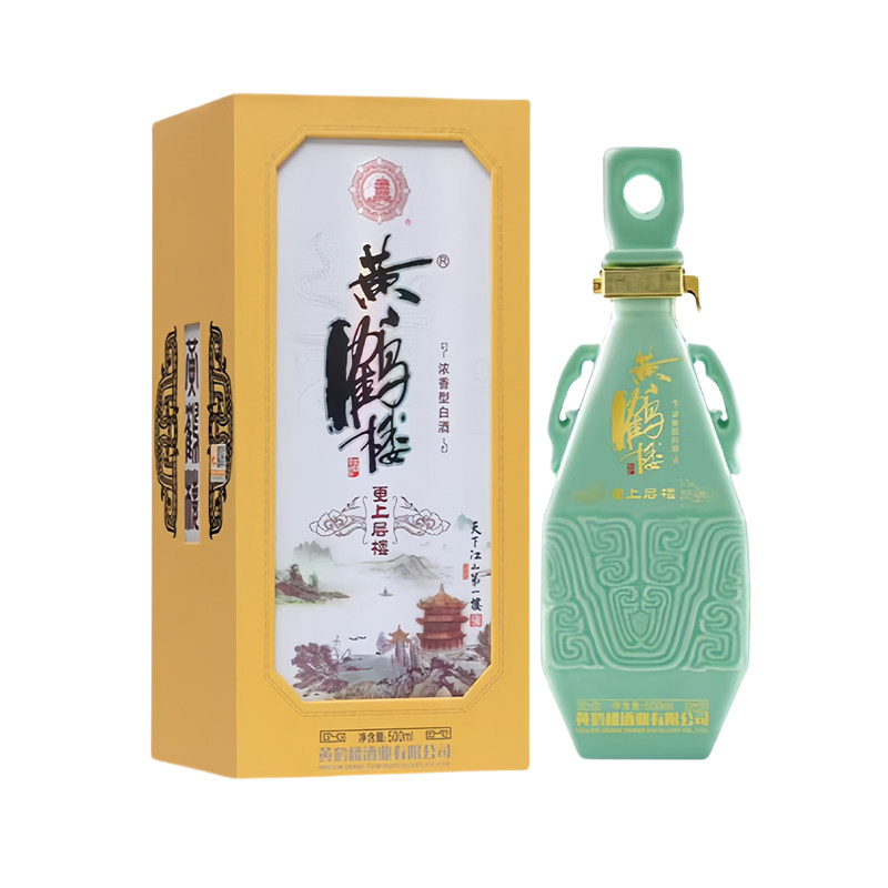 黄鹤楼酒更上层楼42度500ml单瓶装浓香型白酒婚庆宴请节日送礼酒