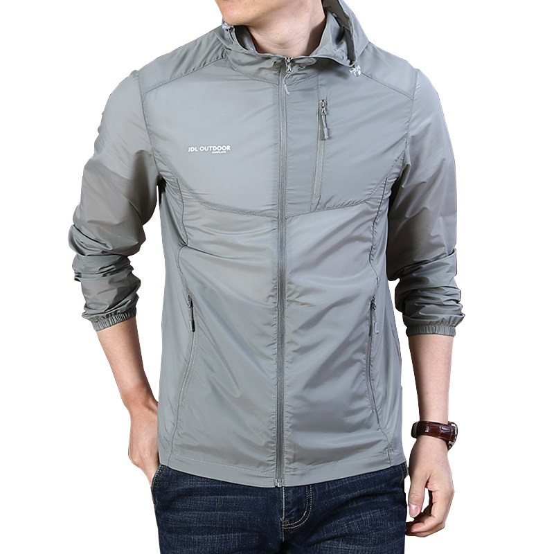 简顿夏装男士多袋工装宽松潮皮肤衣 简顿夹克