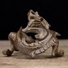 Antiques and miscellaneous antique bronzes, hand-carved old copper coiled dragon ornaments, dragon pen stands, study accessories, home collections