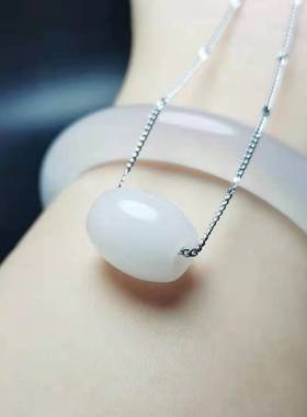 碧玉菠菜绿路路通转运珠吊坠包邮