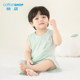Cotton shop baby sleeveless vest nightgown summer thin antibacterial pure cotton baby nightgown anti-kick boys and girls pajamas summer