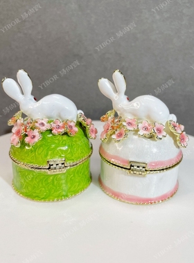 立体金属创意动物可爱小兔子