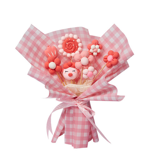六一儿童节手工制作礼物幼儿园diy粘土花束材料包亲子团建活动 - 图3