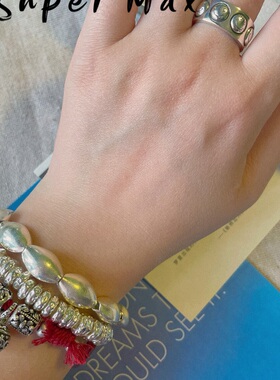 小众925纯银原创设计银圈