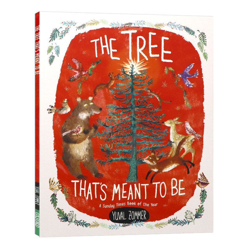 尤瓦尔佐默命中注定的树英文原版绘本 Tree That's Meant To Be 儿童故事图画书知名作者Yuval Zommer作品英国牛津大学出版社读物